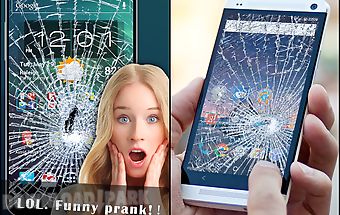 Cracked screen prank