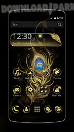 gold feather theme