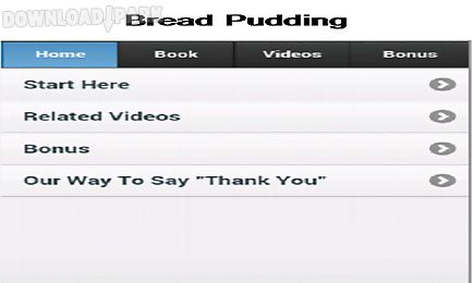 bread pudding app
