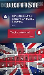 british animated keyboard