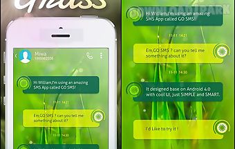 Go sms pro grass theme