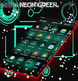 neon green tech go theme