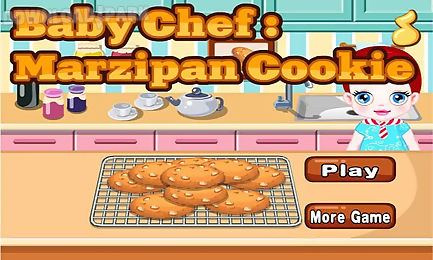 baby chef-marzipan cookie