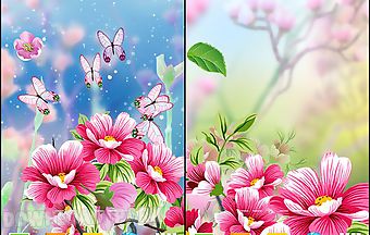Flowers by live wallpapers
