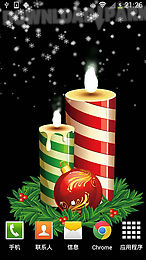 christmas candle livewallpaper