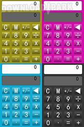 colorful calculator