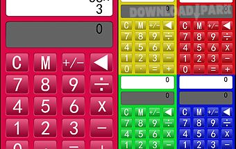 Colorful calculator