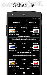 cricket live score & schedule