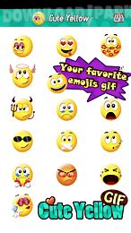 cute smiley gif emoji sticker