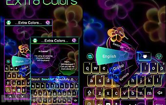 Extra colors go keyboard theme