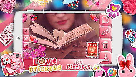 love stickers for pictures