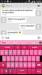 my pink keyboard