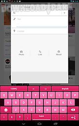 my pink keyboard