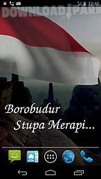 3d indonesia flag lwp