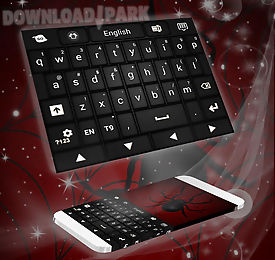 black widow keyboard theme