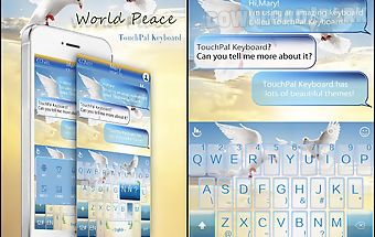 Touchpal world peace theme