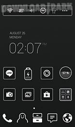 blacklabel line launcher theme