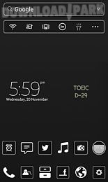 blacklabel line launcher theme