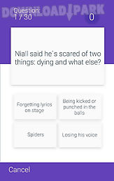 fan quiz for one direction