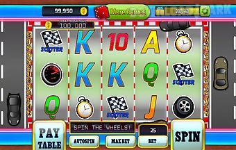 Action racing slots game