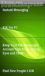 kik messenger special
