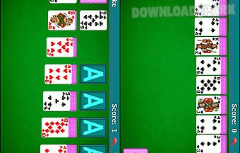 Solitaire pack card game