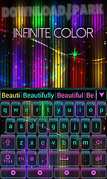 infinite color keyboard theme