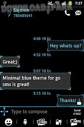 go sms pro theme ice minimal