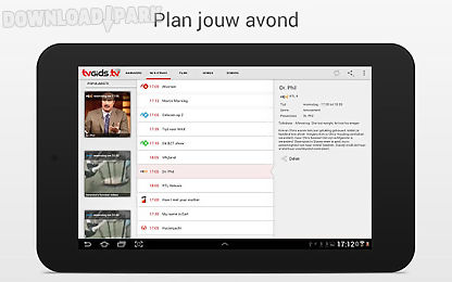 tvgids.tv tablet
