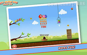 Cute angry bird : easter eggs
