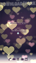 cute wallpaper. bokeh hearts