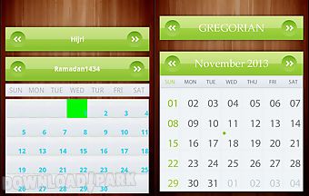 Hijri calendar widget