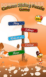 sliding cartoon puzzle games