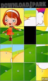 sliding cartoon puzzle games