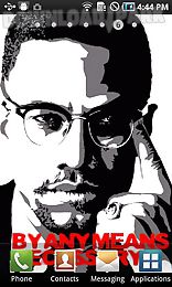 malcolm x live wallpaper