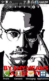 malcolm x live wallpaper