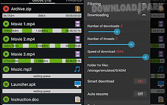 Advanced download manager holo