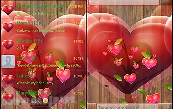 Fabulous hearts - go sms theme