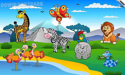 kids & toddler puzzle: animals
