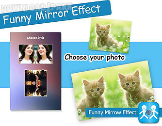 mirror photo funny mirror+