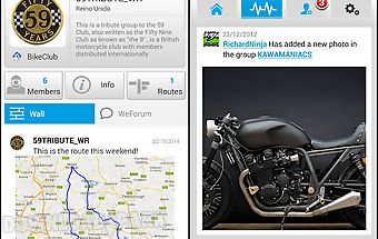 Weride;motorcycle,routes,chats