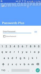passwords plus password mgr