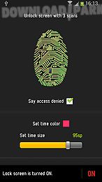unlock with fingerprint prank