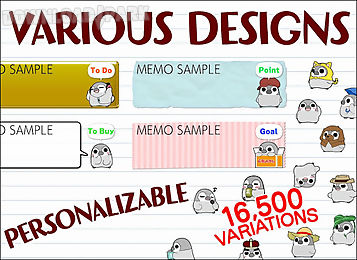 pesoguin memo pad penguin note