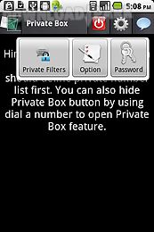 anti sms spam & private box