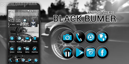 black bmw theme