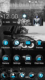 black bmw theme