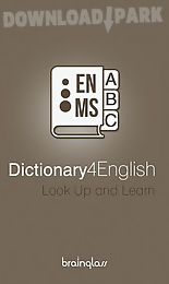 dictionary 4 english - malay