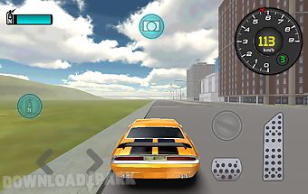 Classic car simulation 3d