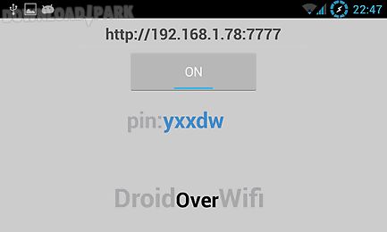 droid over wifi